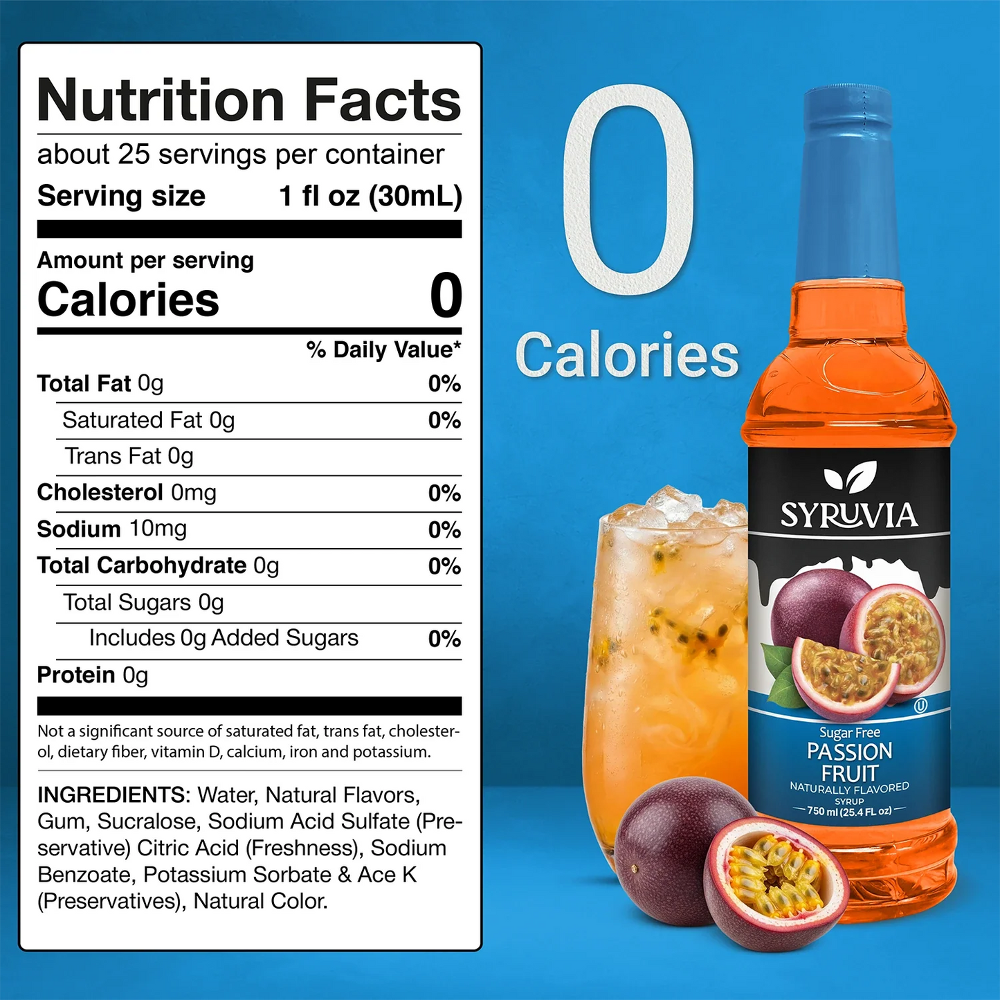 Sugar Free Passion Fruit Syrup