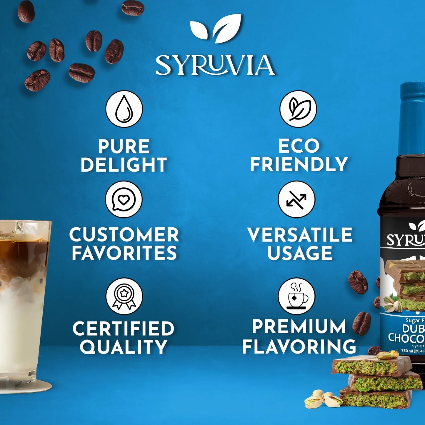 Sugar-Free Dubai Chocolate Syrup™