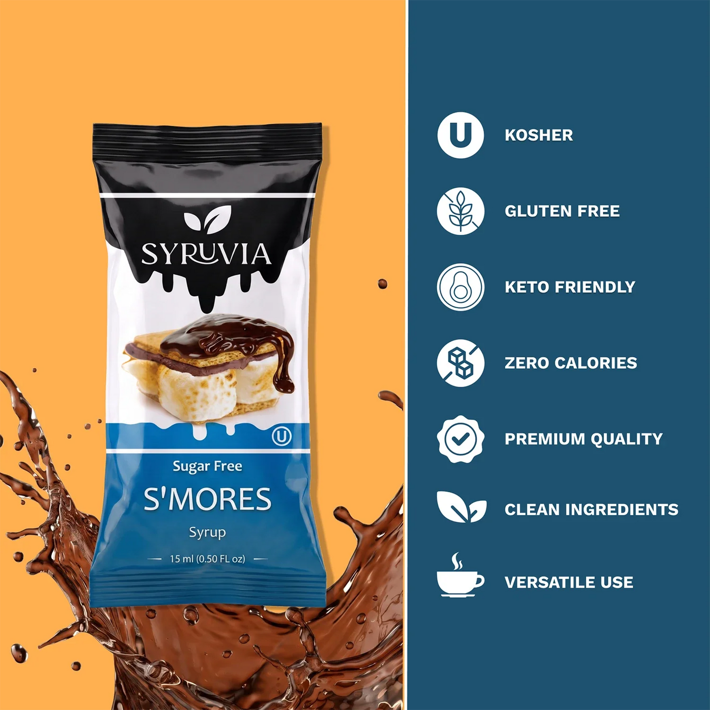 Sugar Free S'mores Syrup Pouches