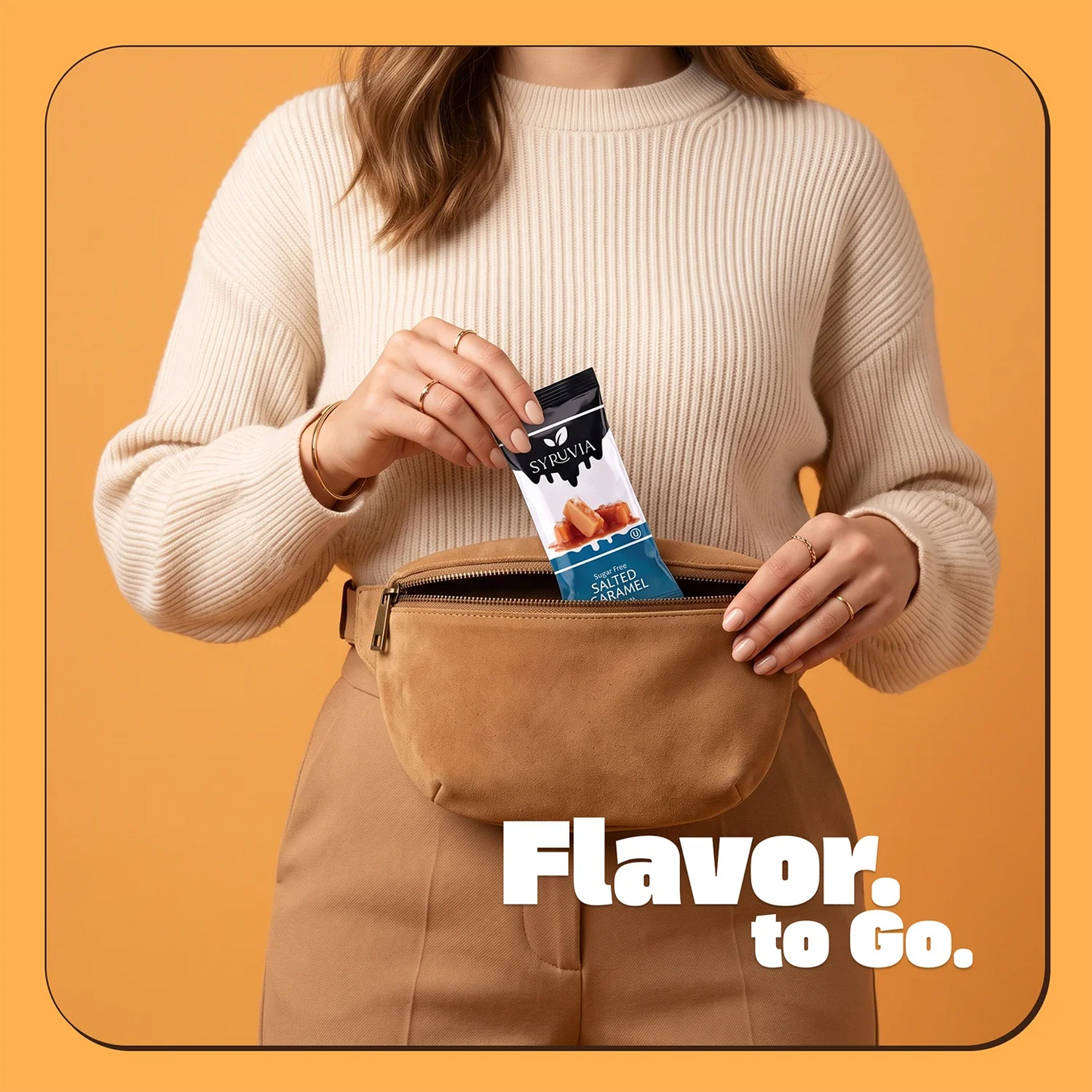 Sugar Free Salted Caramel Syrup Pouches