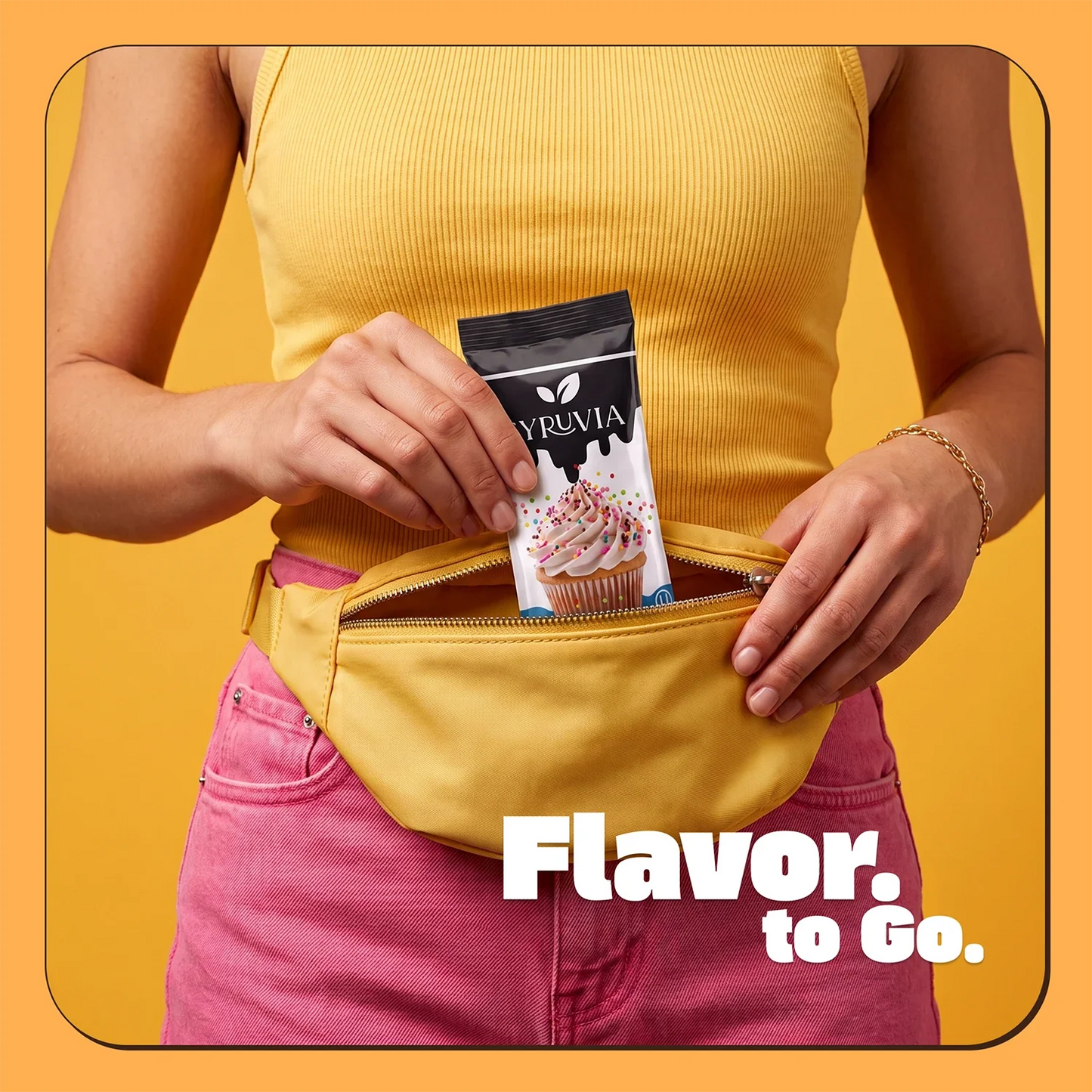 Sugar Free Cupcake Syrup Pouches