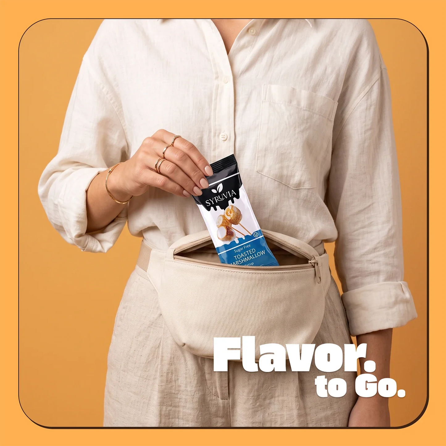 Sugar Free Toasted Marshmallow Syrup Pouches
