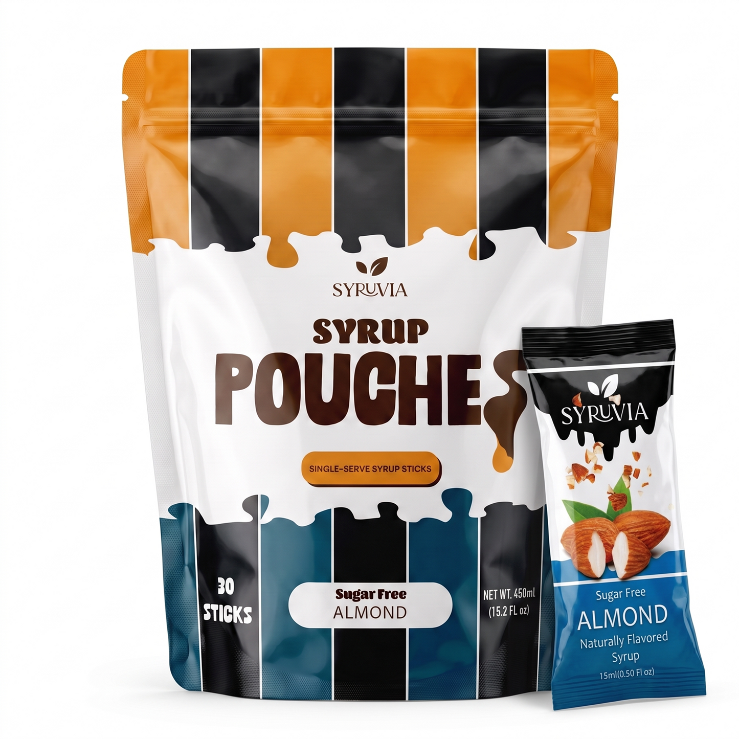 Sugar Free Almond Syrup Pouches