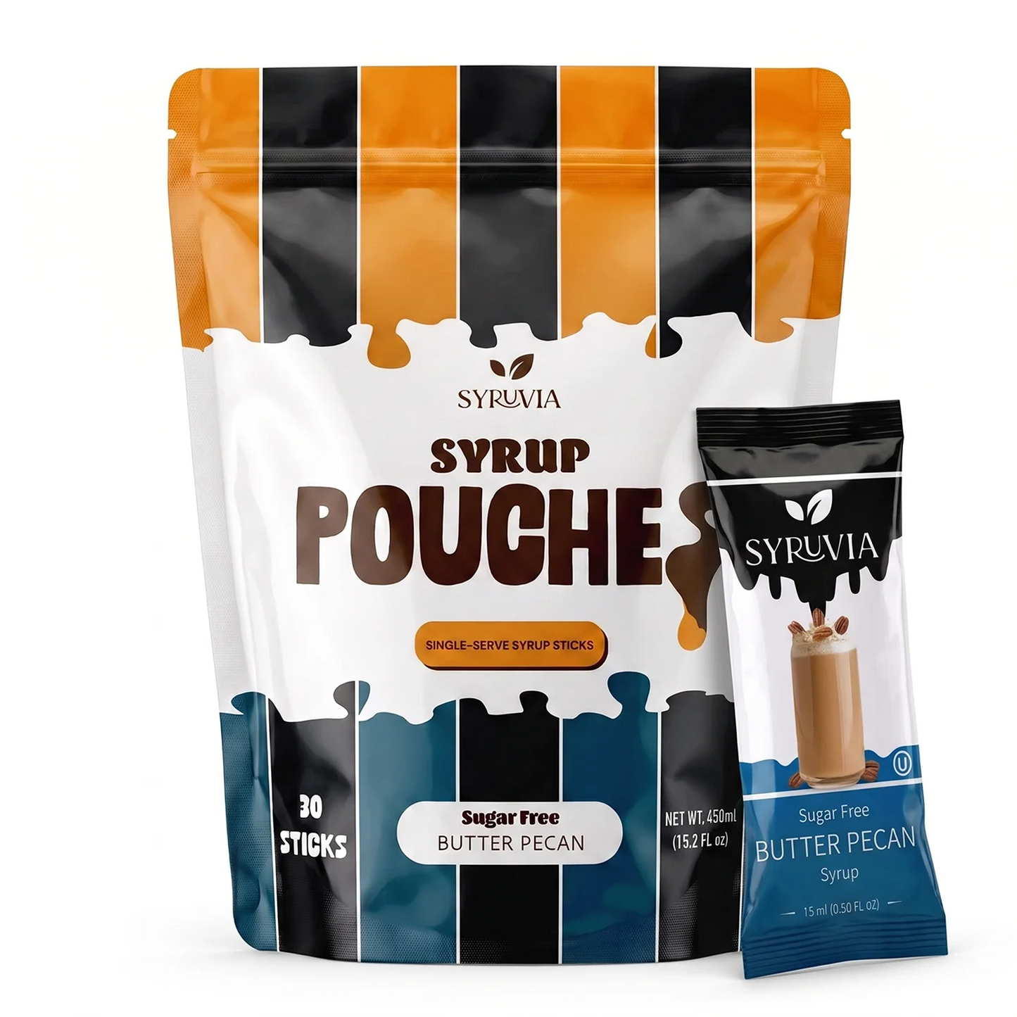 Sugar Free Butter Pecan Syrup Pouches