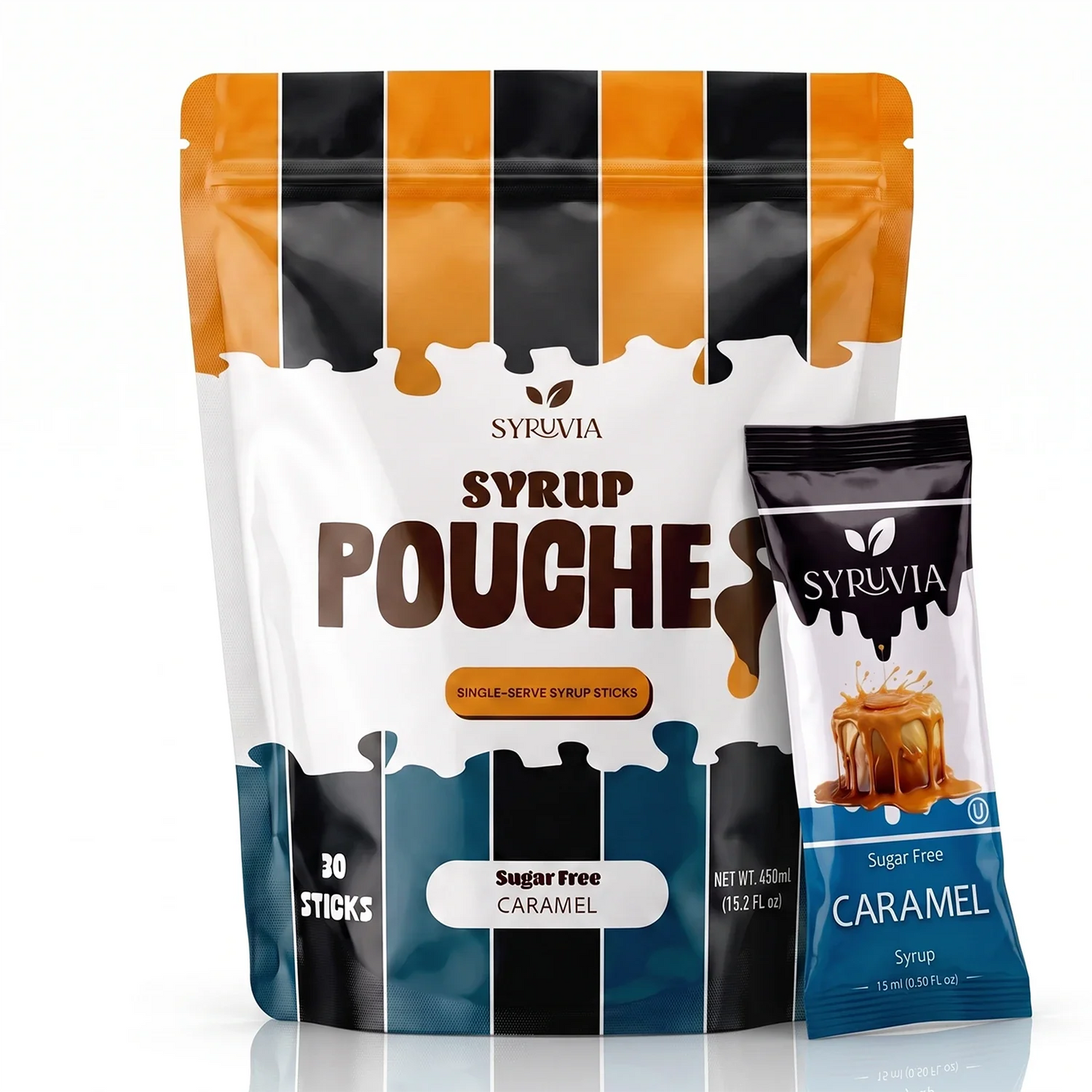 Sugar Free Caramel Syrup Pouches