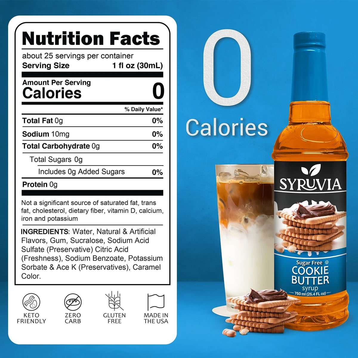 Sugar Free Cookie Butter Coffee Syrup-2