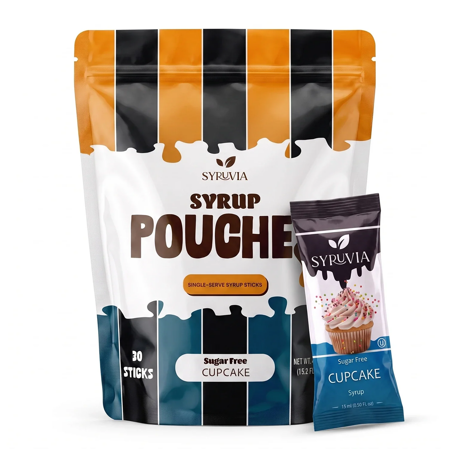 Sugar Free Cupcake Syrup Pouches