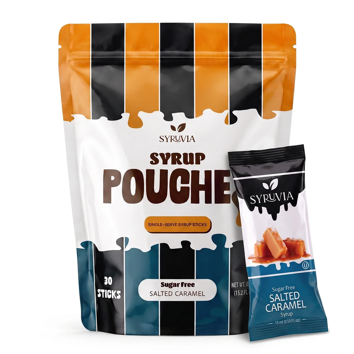 Sugar Free Salted Caramel Syrup Pouches