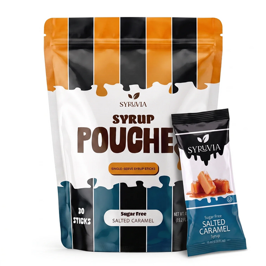 Sugar Free Salted Caramel Syrup Pouches