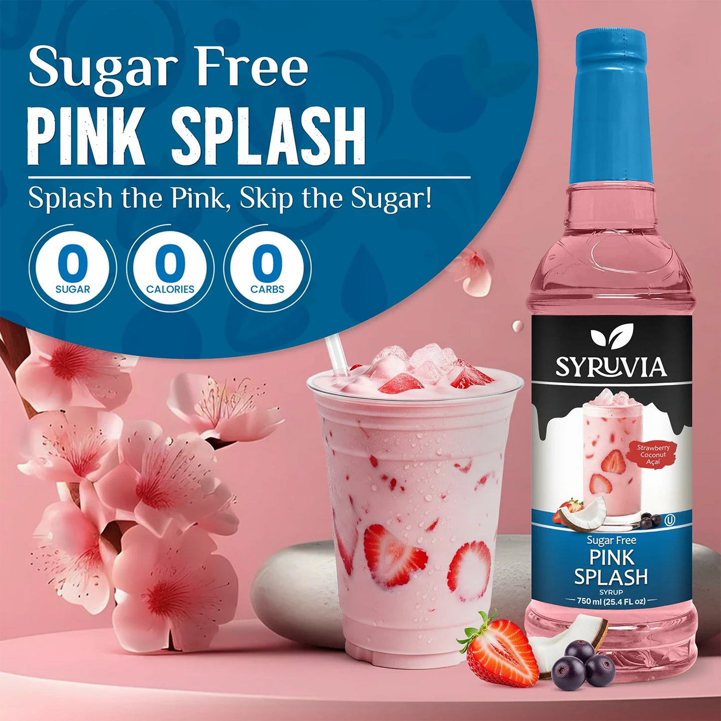 Sugar Free Pink Splash Syrup-1