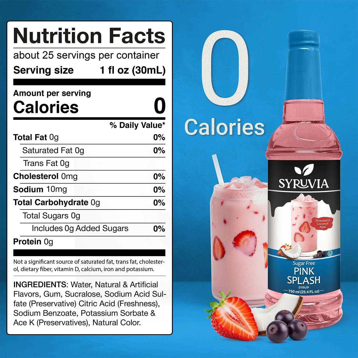 Sugar Free Pink Splash Syrup-2