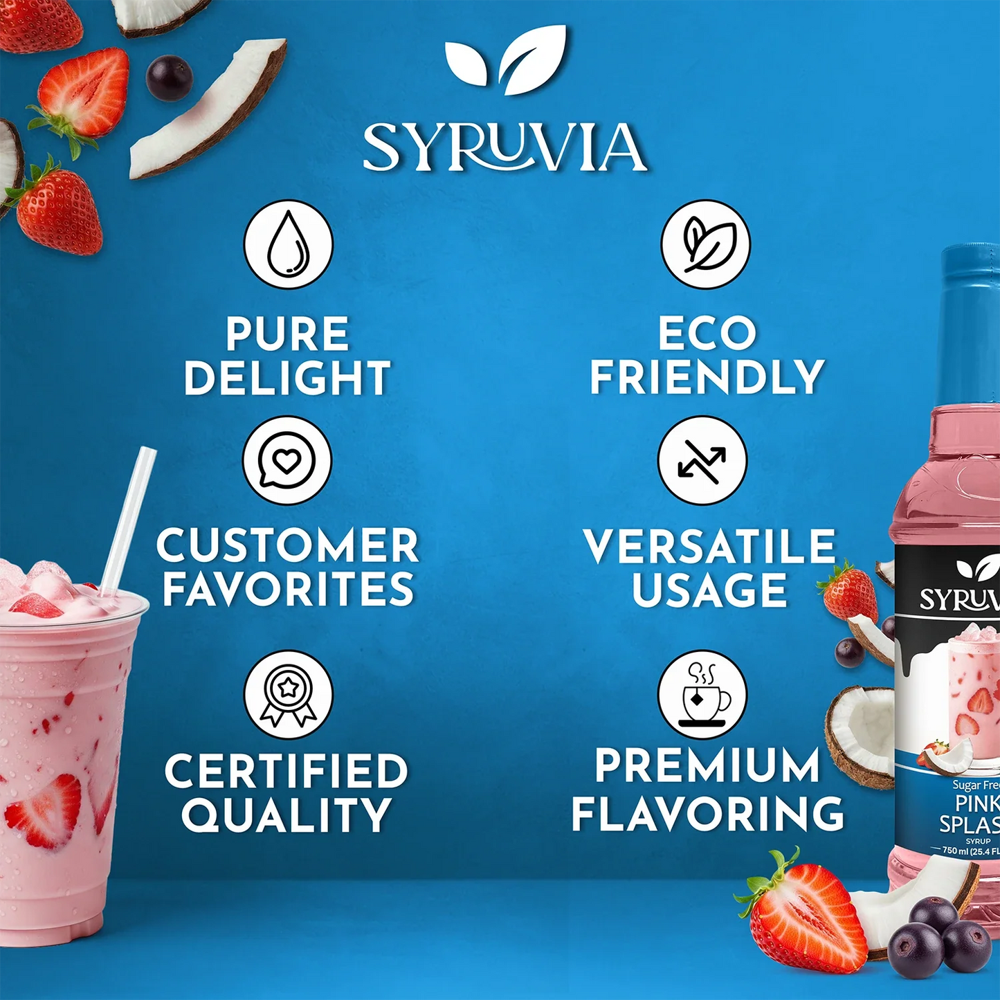 Sugar Free Pink Splash Syrup-4