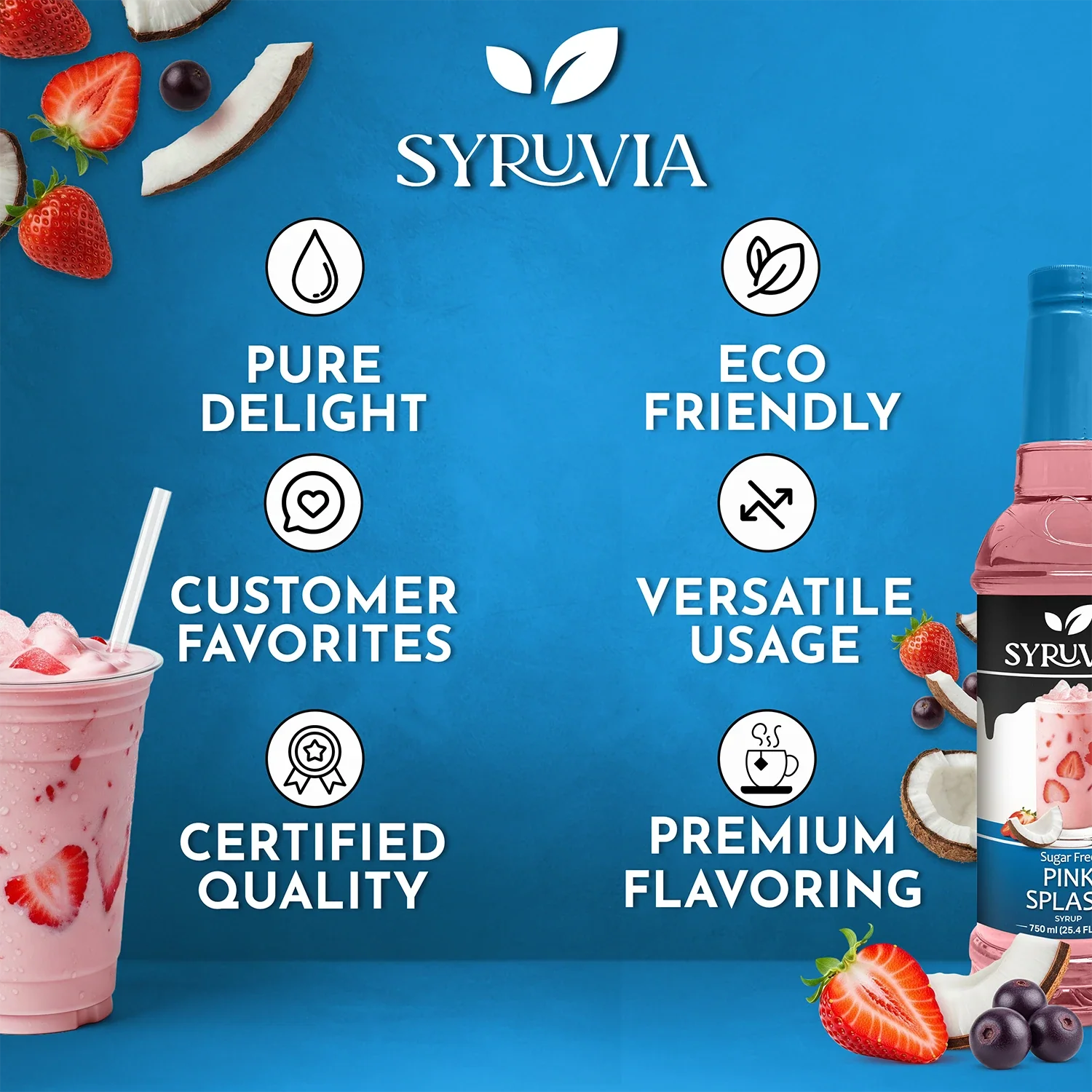 Sugar Free Pink Splash Syrup-4