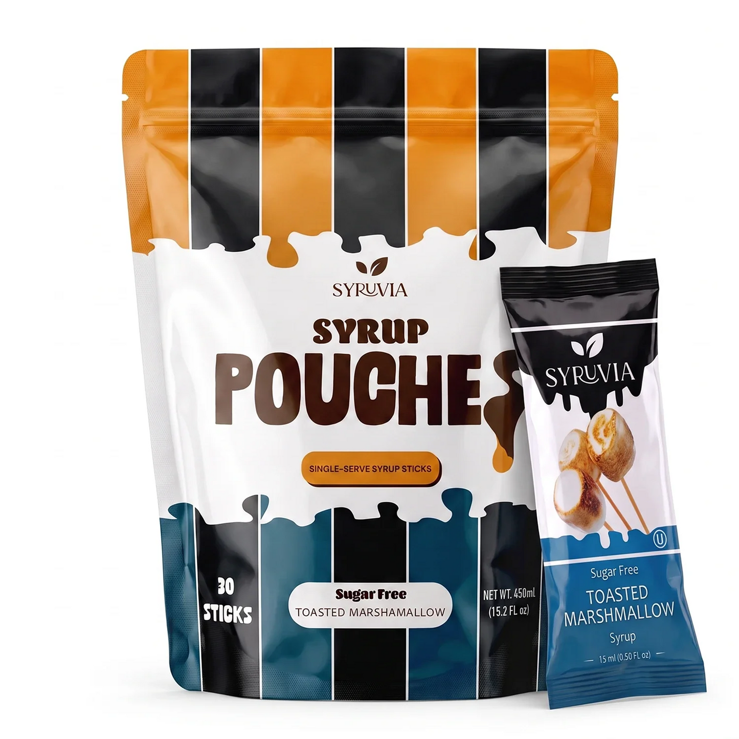 Sugar Free Toasted Marshmallow Syrup Pouches