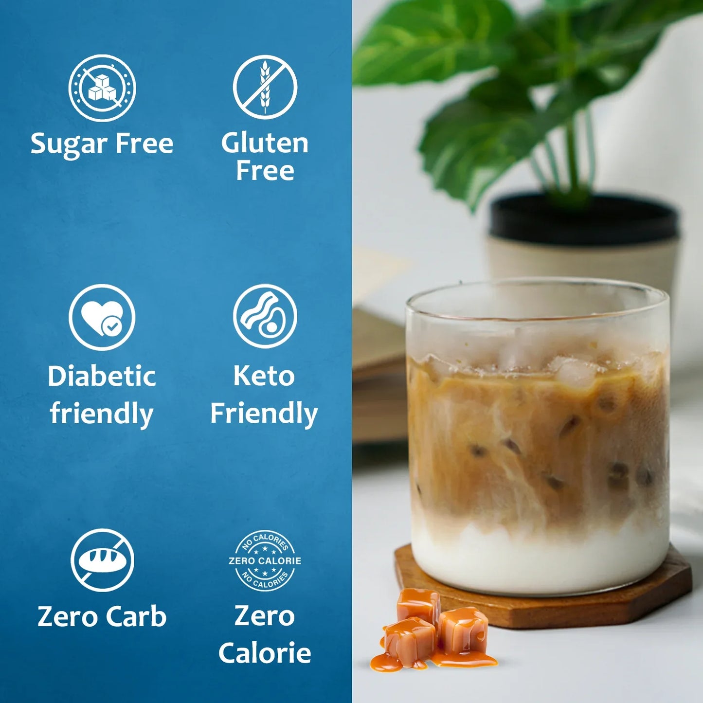 Jarabe de caramelo sin azúcar